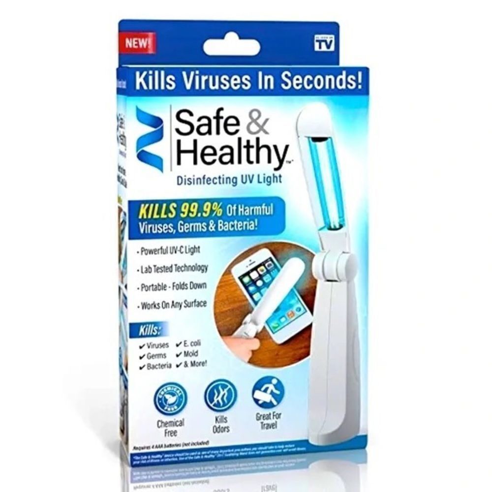 $12 or FREE with any Purchase Disinfect UV Light Safe & Healthy Kills Viruses